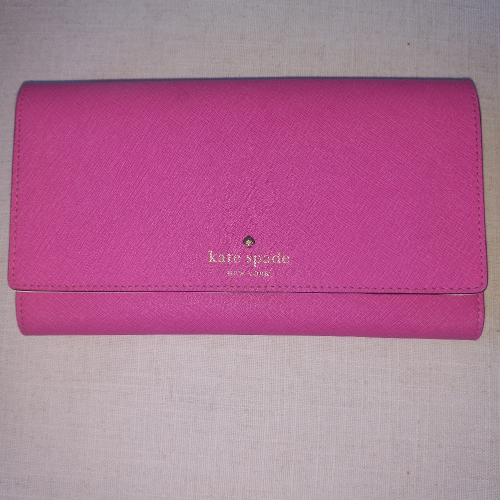 Kate Spade Mikas Pond Phoenix Large Travel Wallet/clutch